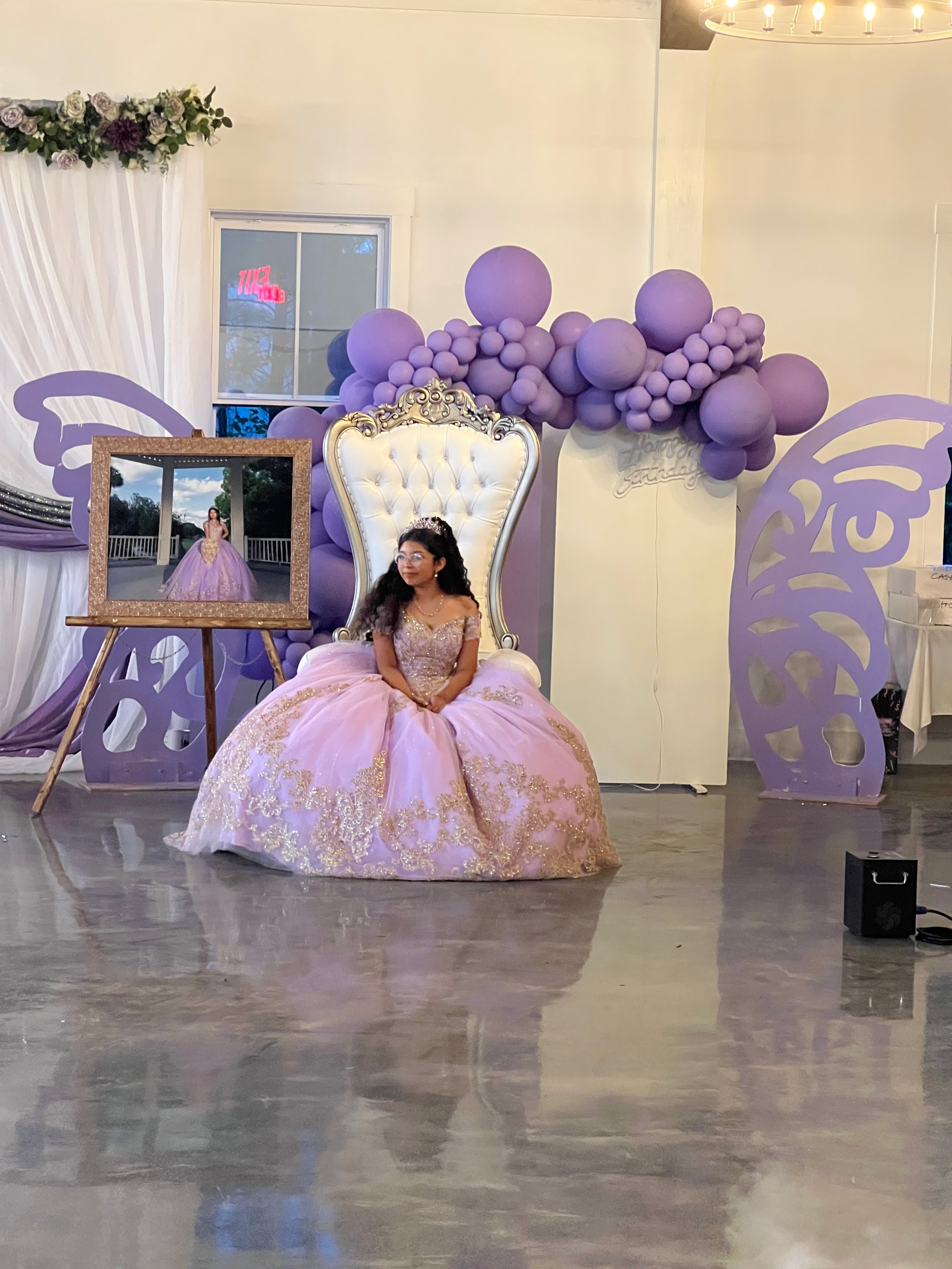 Quinceañera event by Coronel Events