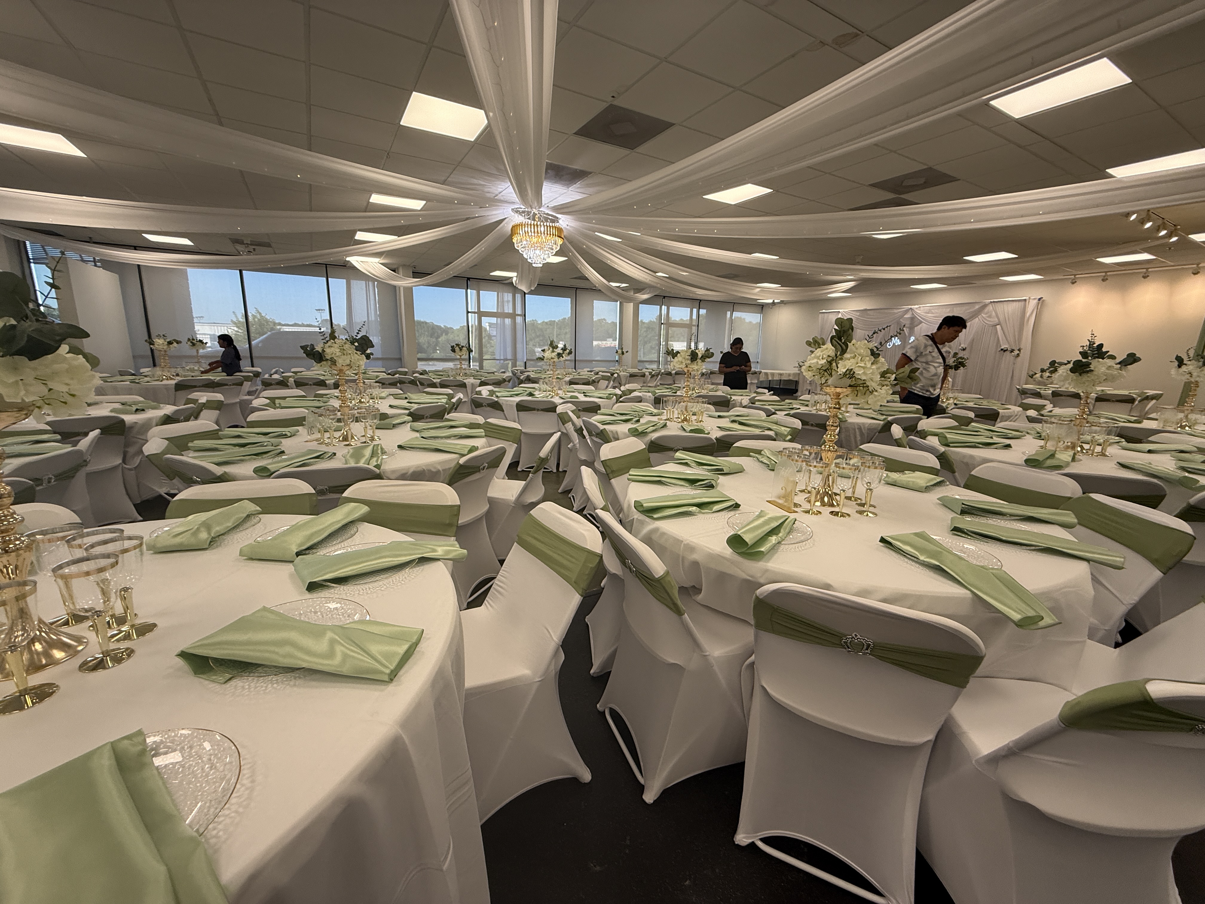 Wedding décor by Coronel Events